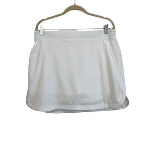 NWT CALIA Birdie Mini 16 Inch Golf Skort White Women’s Size Large